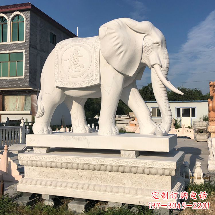 廊坊佛教石雕大象