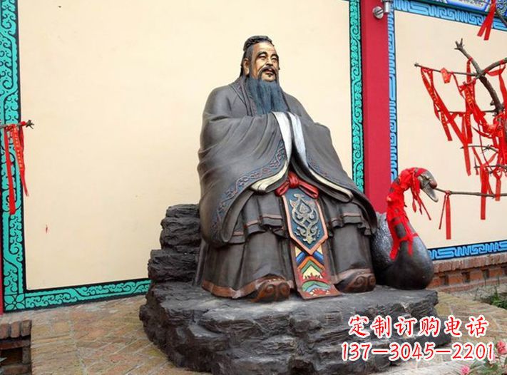 廊坊浮雕孔子行教