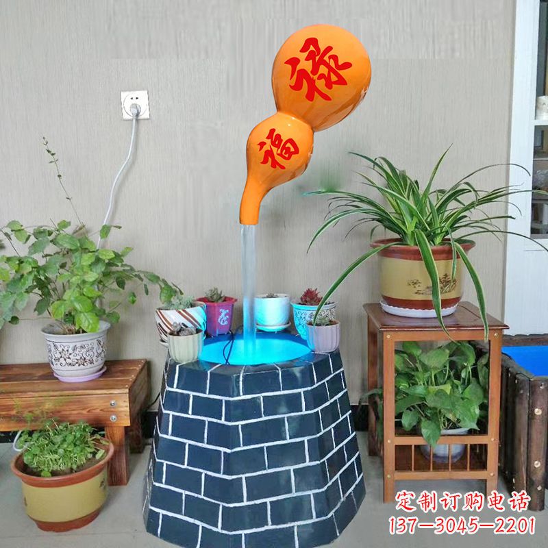 廊坊福禄葫芦艺术陶瓷雕塑