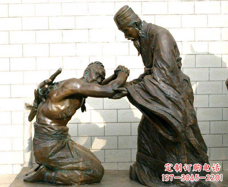廊坊中领雕塑——传承古代文化的名人铜雕