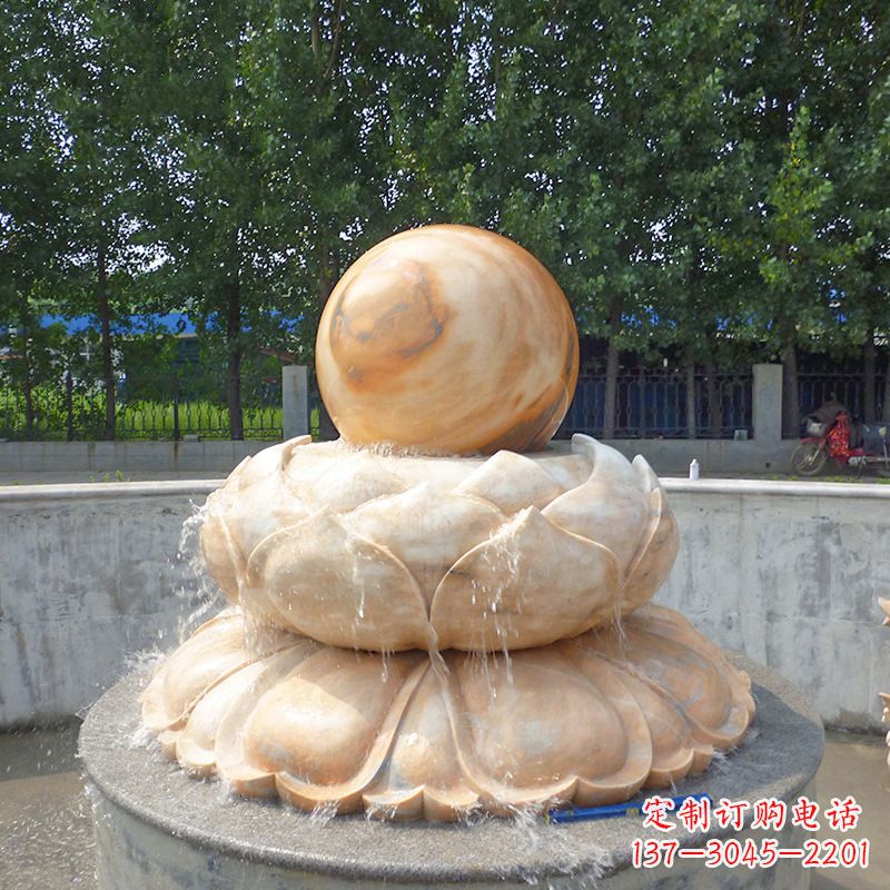 廊坊高档石制风水球雕塑让您的空间充满风水之力