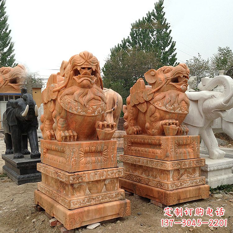 廊坊豪华高饱和度貔貅雕塑