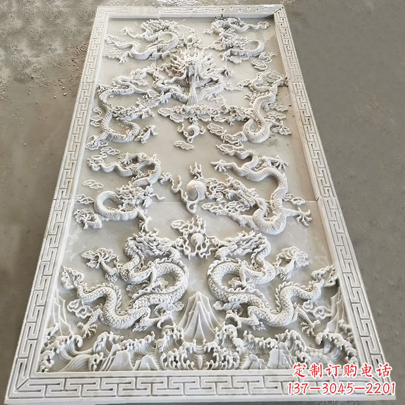 廊坊九龙壁装饰高浮雕雕塑