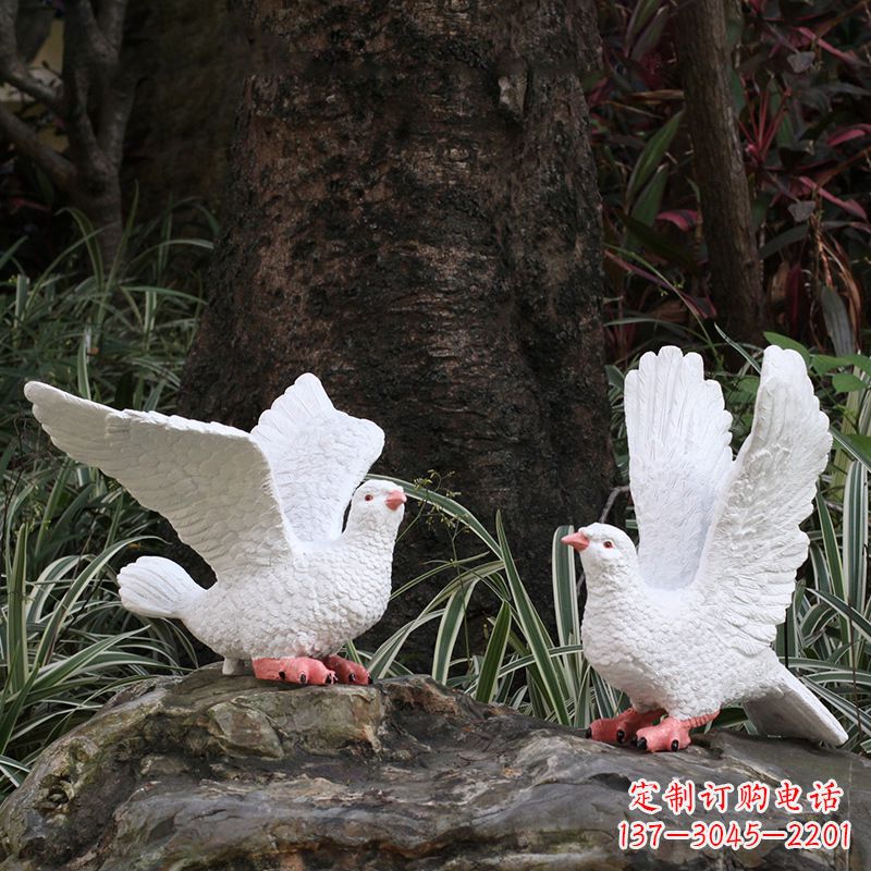 廊坊精美的鸽子抽象雕塑