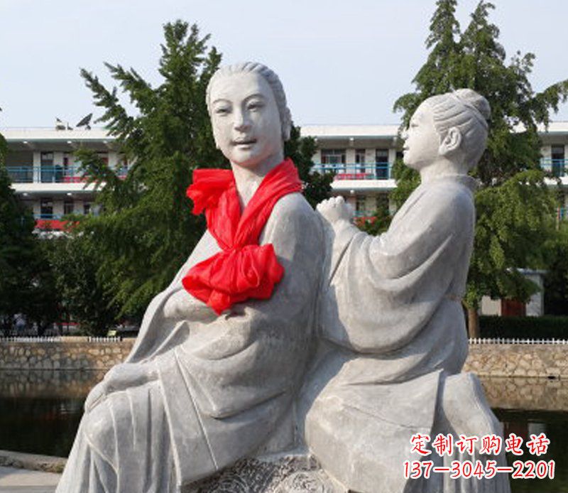 廊坊爱与温柔——领雕”母亲”石雕景观装饰