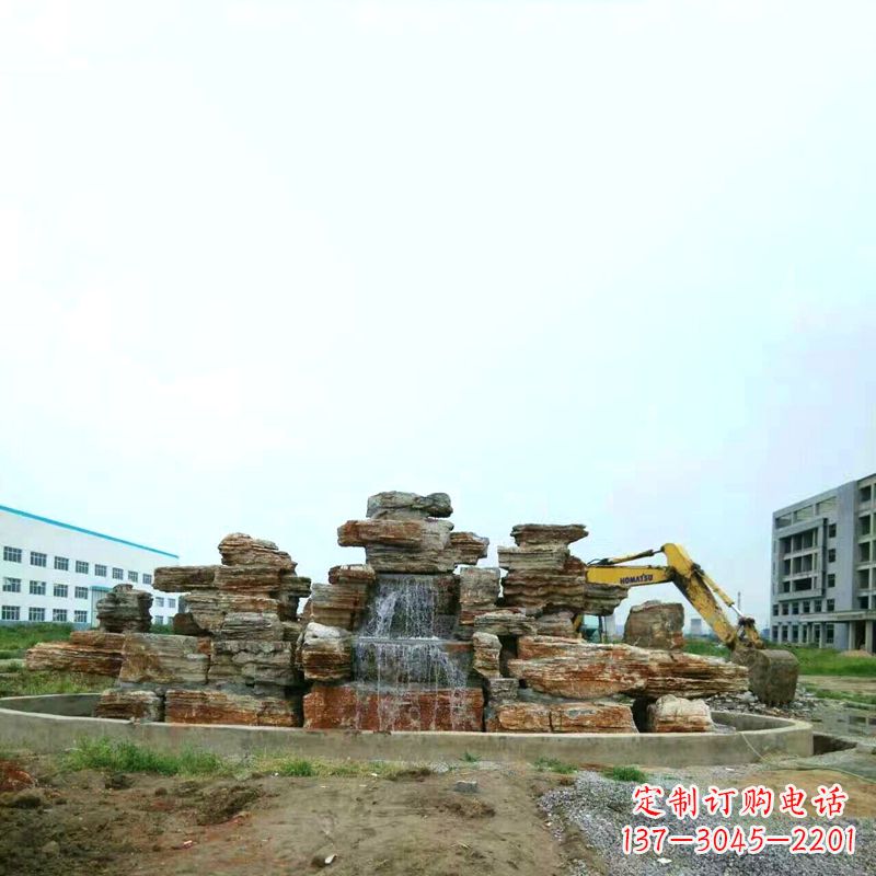 廊坊高雅精致的千层石假山雕塑