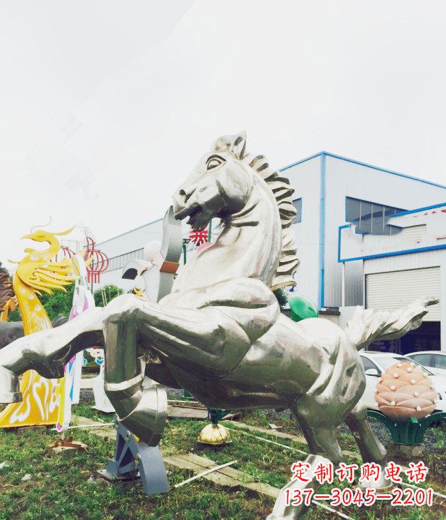 廊坊产品名称优雅的不锈钢雕塑——奔马