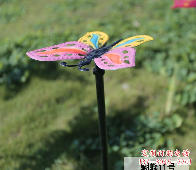 廊坊个性化不锈钢彩色蝴蝶雕塑