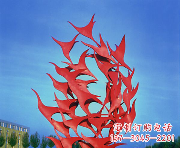 廊坊立体不锈钢大雁雕塑