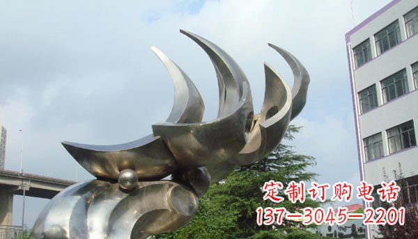 廊坊中领雕塑出品不锈钢海鸥雕塑