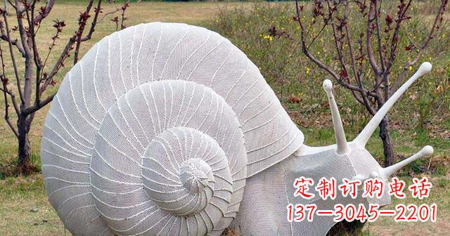 廊坊抽象不锈钢蜗牛雕塑