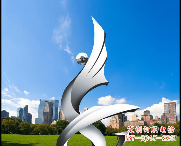 廊坊优雅贵族不锈钢凤凰雕塑