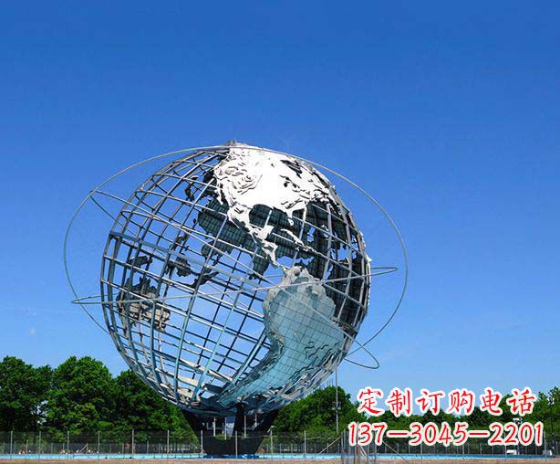 廊坊不锈钢地球仪摆件雕塑