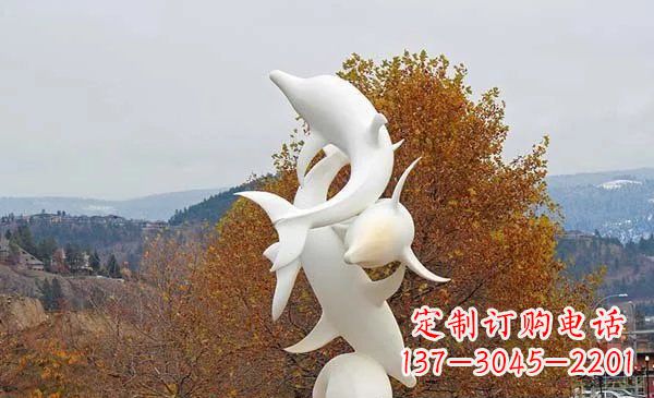 廊坊山东中领雕塑海豚雕塑让自然之美悠然而生