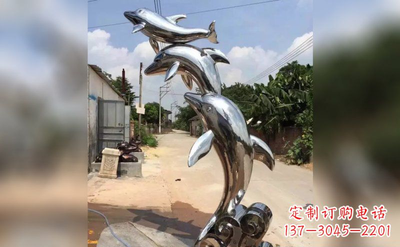 廊坊产品名称优雅海豚雕塑