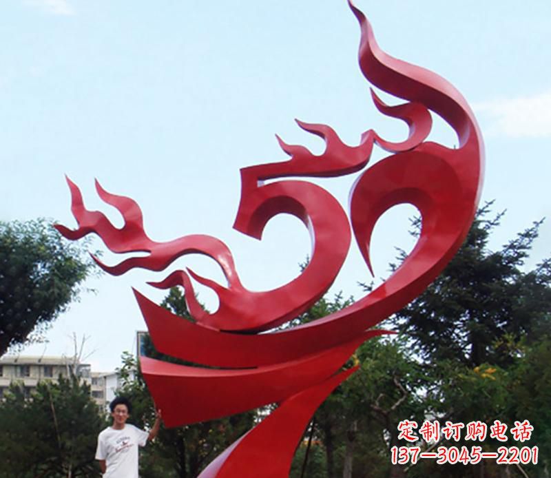 廊坊梦幻飘带景观雕塑
