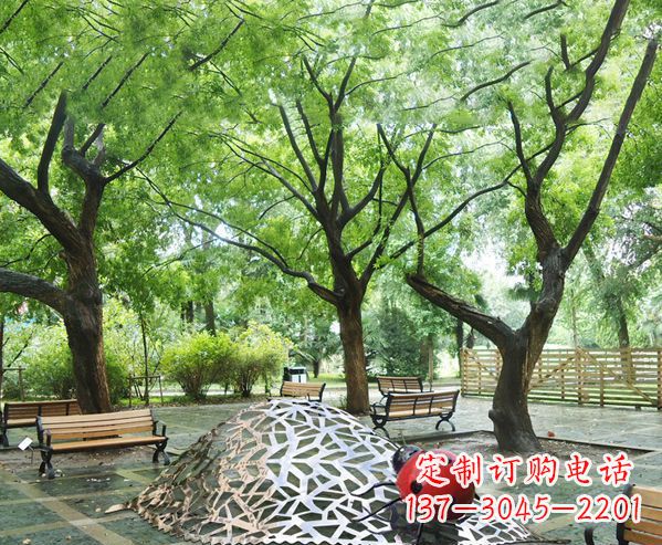 廊坊悠久活力-不锈钢瓢虫雕塑