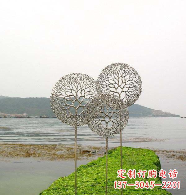 廊坊 迷人的不锈钢蒲公英雕塑