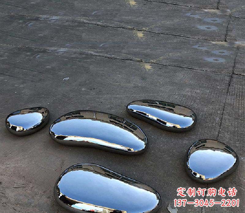 廊坊不锈钢水滴景观雕塑美轮美奂,营造自然灵动