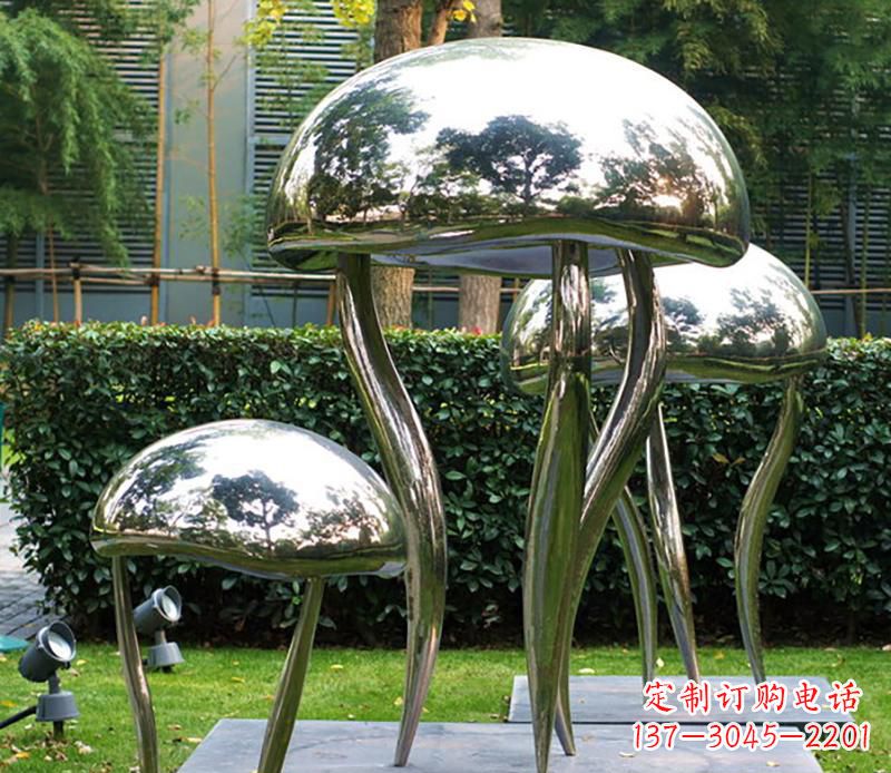 廊坊艺术水母不锈钢雕塑