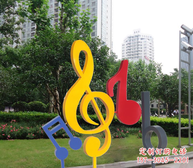 廊坊不锈钢音符雕塑-引领您的心情旋律