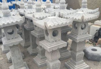 廊坊仿古石灯园林景观石雕
