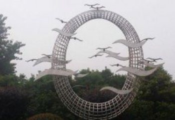廊坊抒情海鸥雕塑