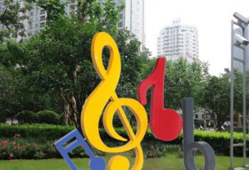 廊坊不锈钢音符雕塑-引领您的心情旋律