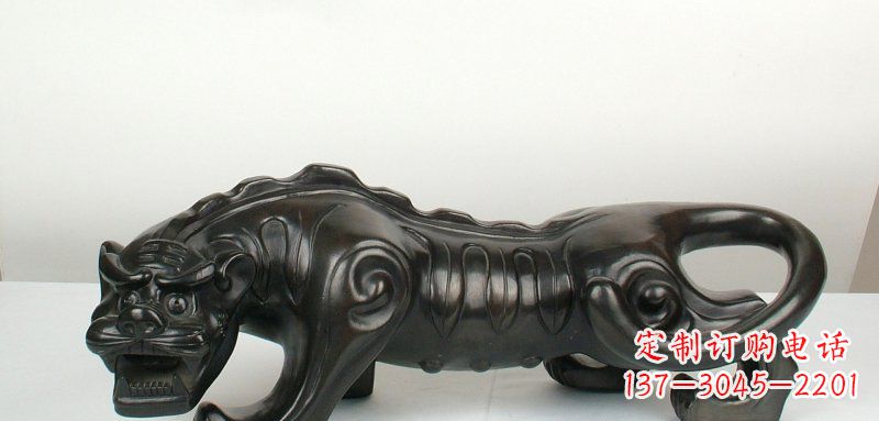 廊坊象征精神力量的老虎雕塑