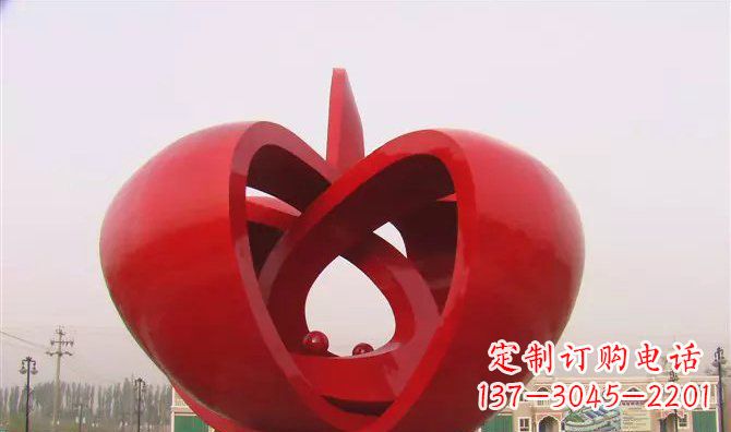 廊坊果实不锈钢雕塑