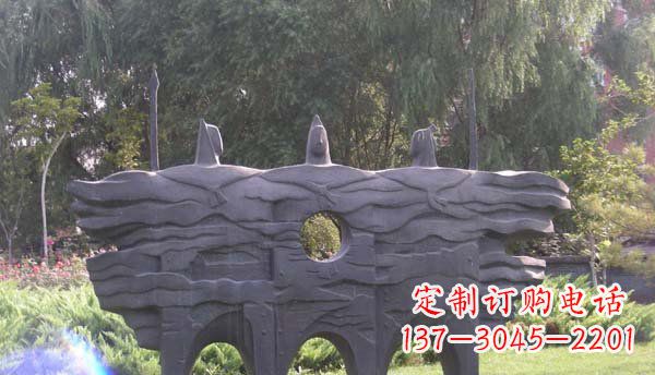 廊坊精美绝伦的战士铜雕