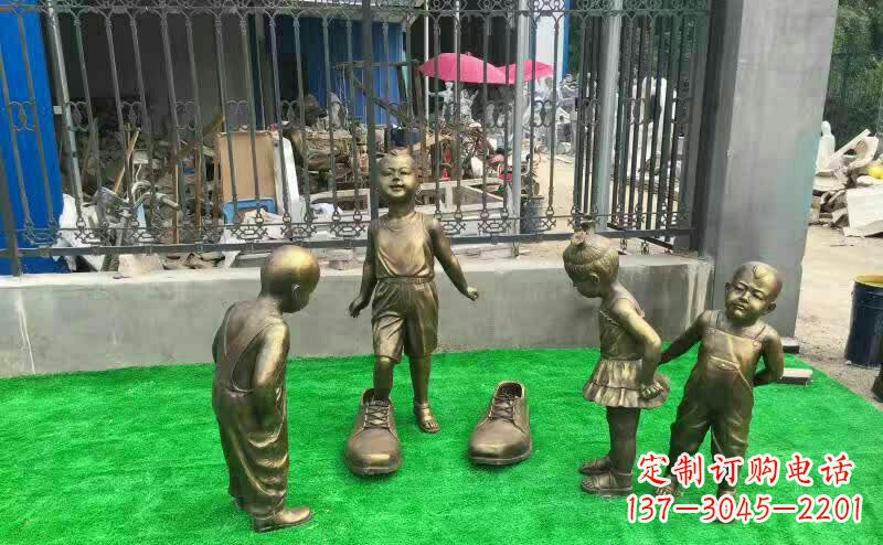 廊坊儿童铜雕——让孩子们的笑容更持久