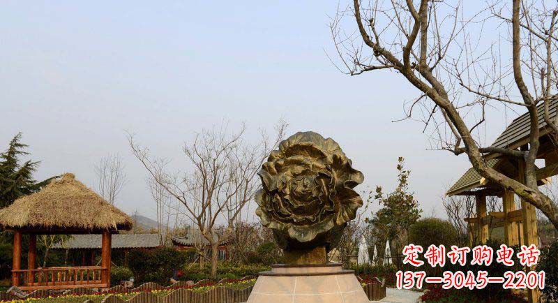 廊坊公园大白菜景观铜雕