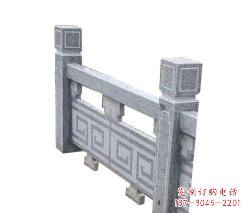 廊坊精美大理石护城河栏板雕塑