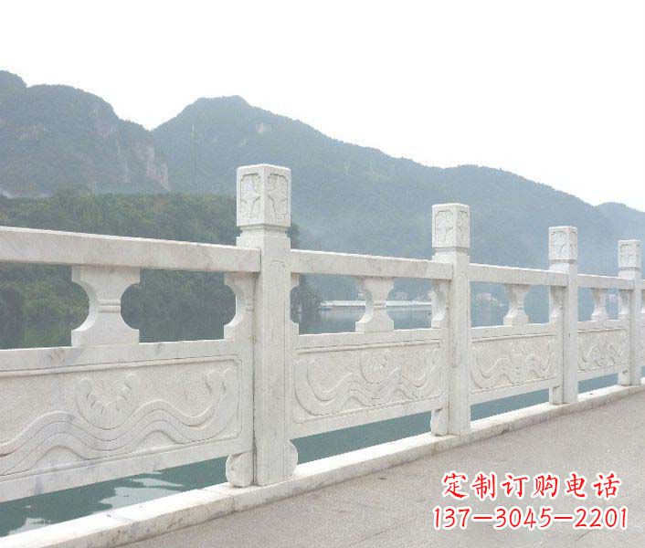 廊坊高品质公园大理石栏板景观石雕