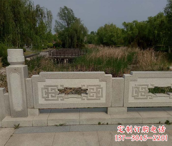 廊坊优雅大气的公园栏板雕塑