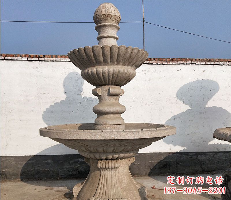 廊坊公园大理石喷泉景观石雕
