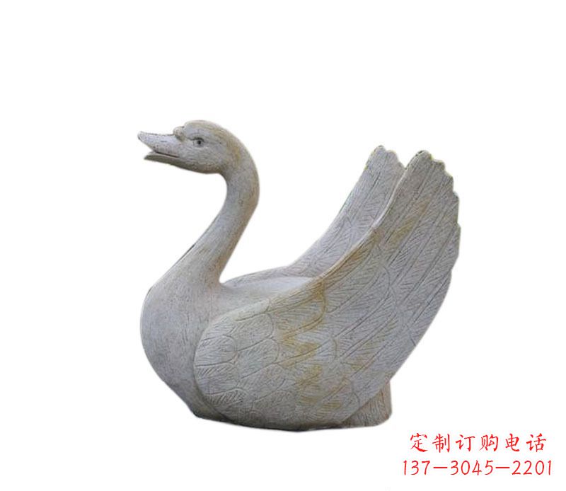 廊坊中领雕塑 | 天鹅石雕景观喷泉