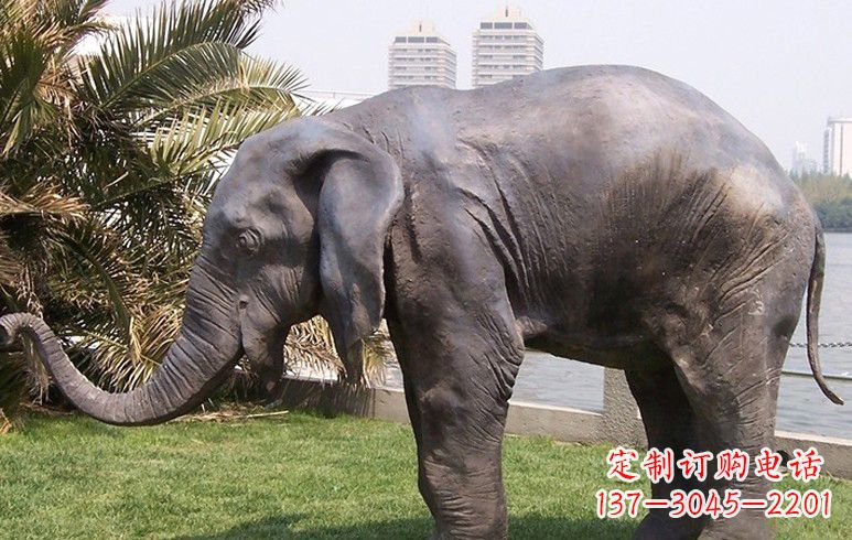 廊坊高品质铜质大象雕塑