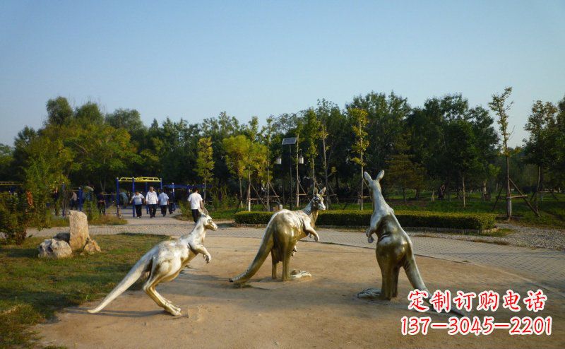 廊坊高质量袋鼠铜雕