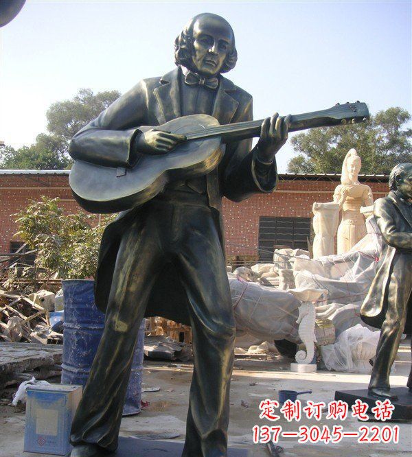 廊坊高端精致吉他雕塑