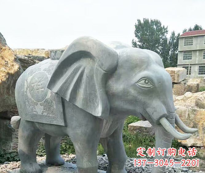 廊坊精美大象雕塑,装点你的公园