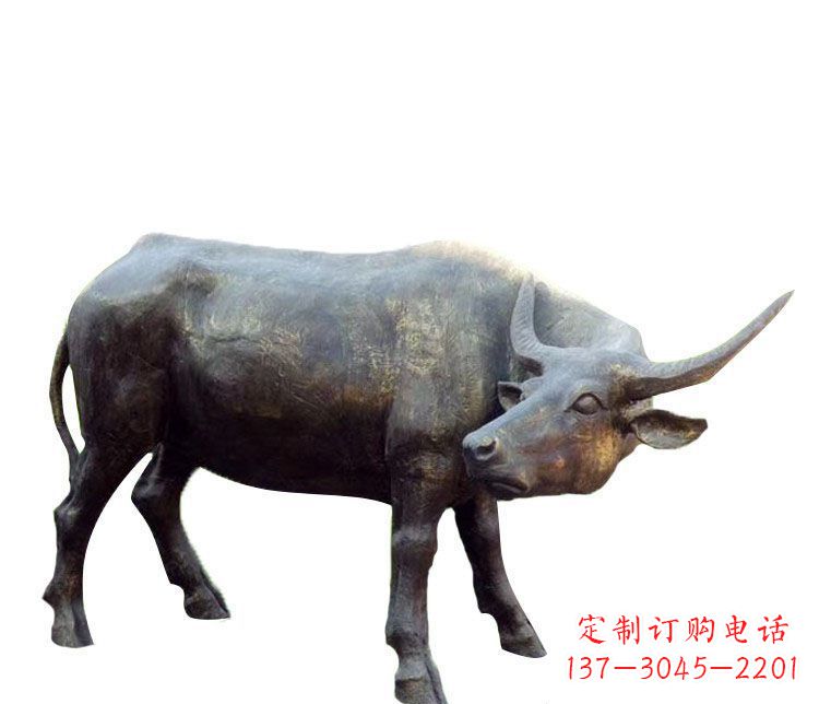廊坊优质静谧水牛铜雕