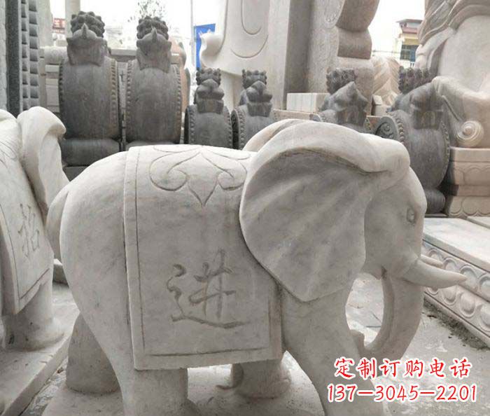 廊坊小象石雕塑,展现美丽的艺术风采