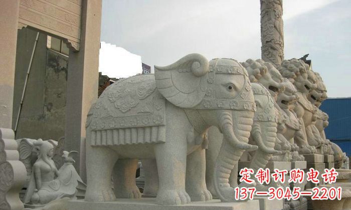廊坊产品名称优雅雕塑大象招财雕塑