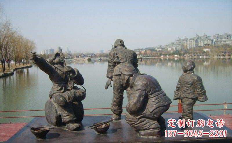 廊坊精美中式二胡雕塑