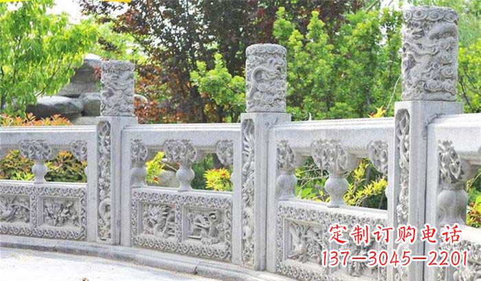 廊坊公园仿古石栏板雕塑