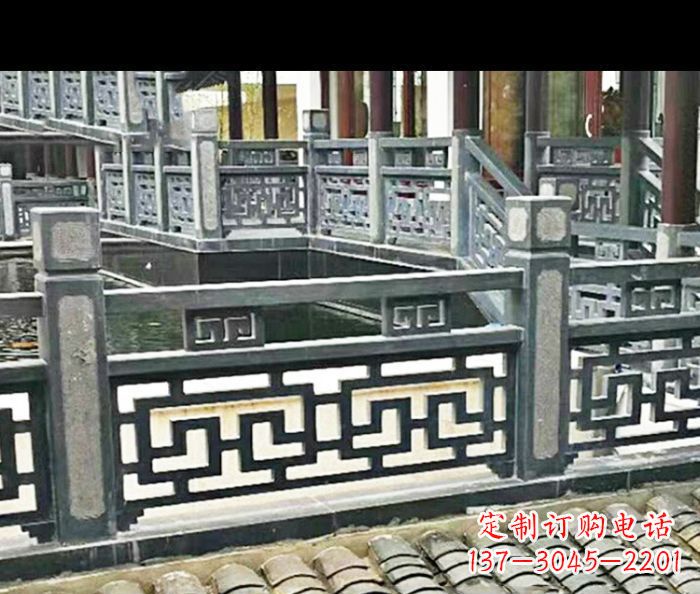 廊坊中领雕塑精致仿古石栏板