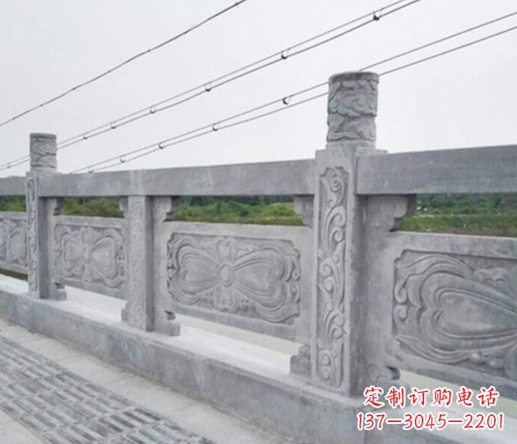 廊坊公园仿古石栏板雕塑