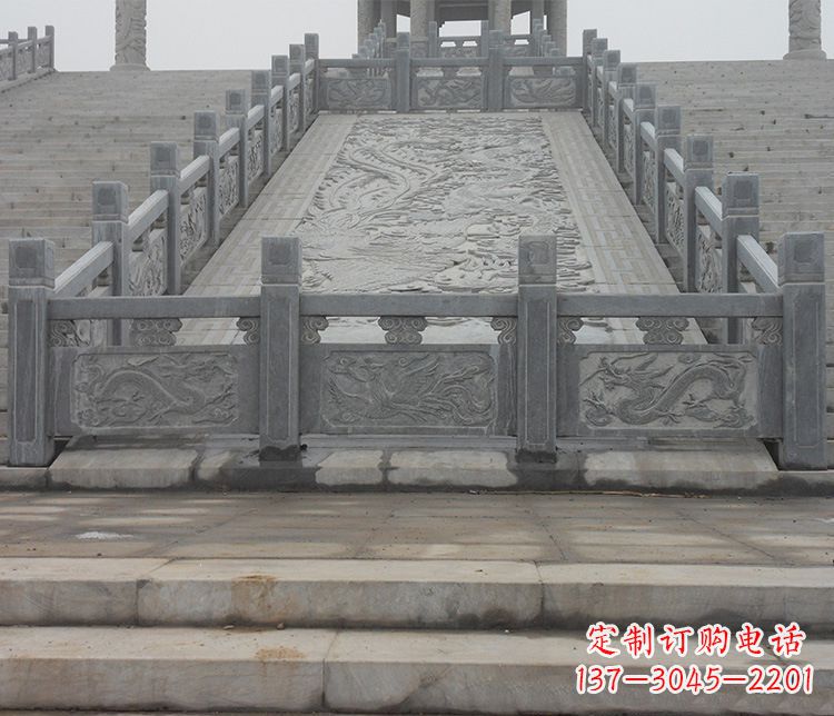 廊坊精美的仿古石栏板雕塑
